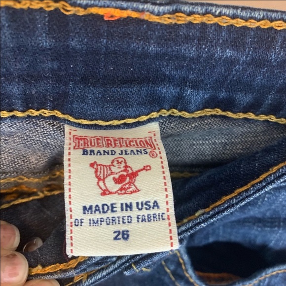 ❌SOLD❌ True Religion Joey Flare Twisted Seam Jeans - Picture 4 of 7
